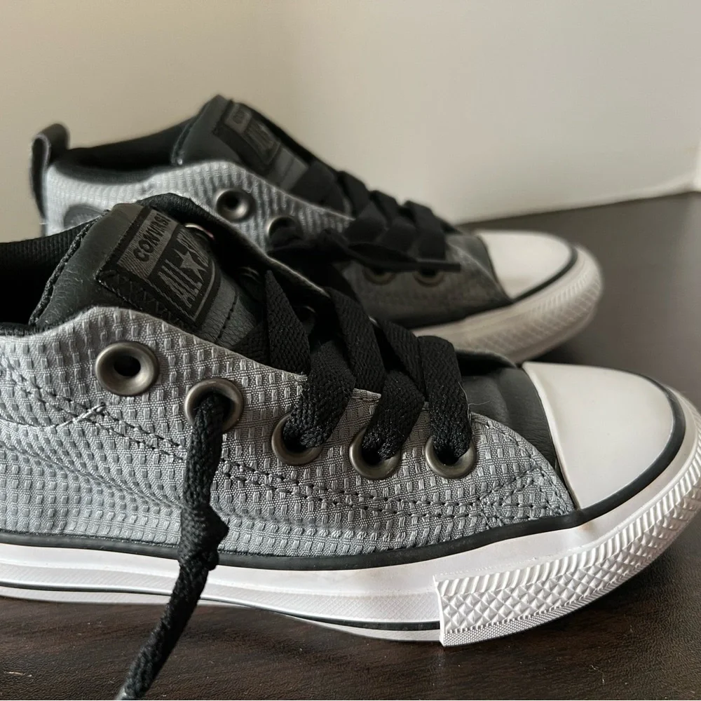Converse Black and Gray Sneakers Iconic Design